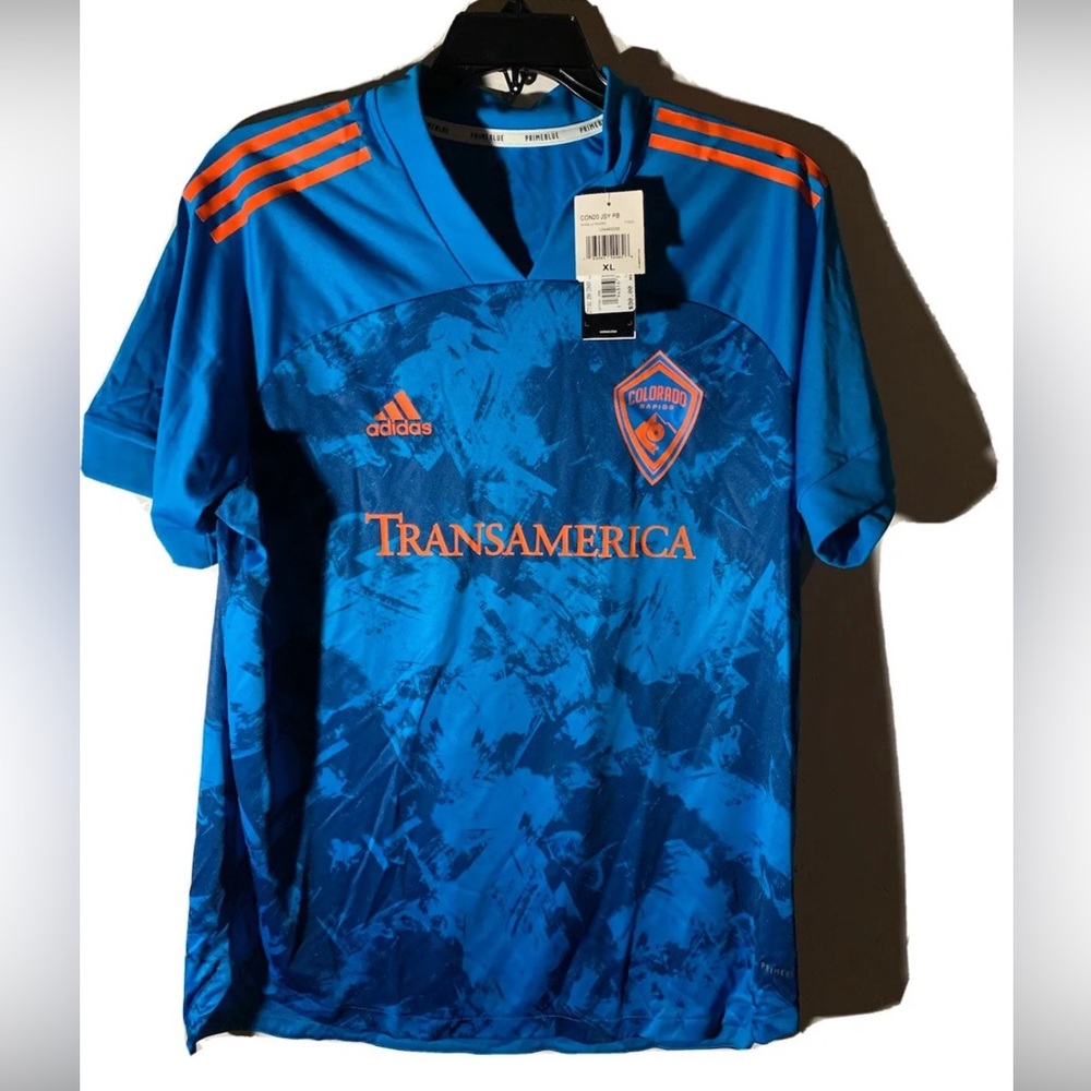Colorado Rapids Adidas 2021 Primeblue Soccer Jersey Size XL